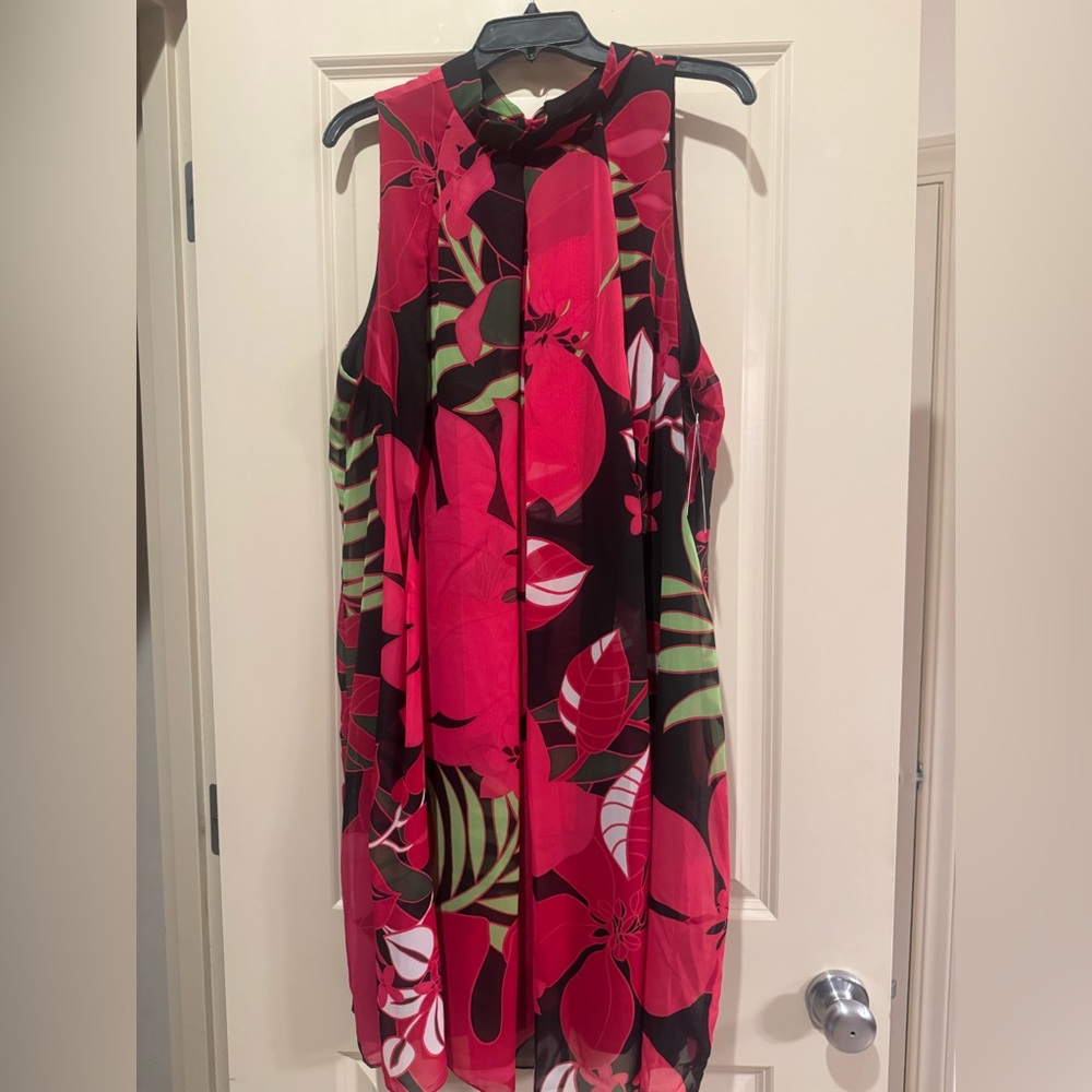 Robbie Bee Black and Red Dress
